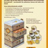 Honig Adventskalender in Bienenkasten Optik – Bild 3